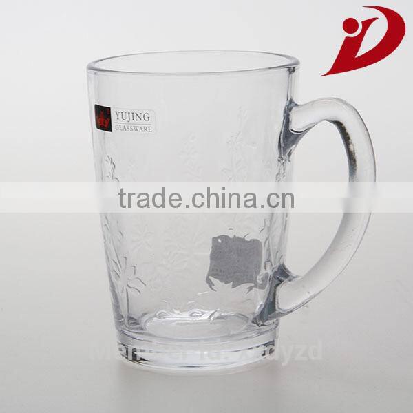 Hot selling custom engraved logo small drink beer glass cup China factory