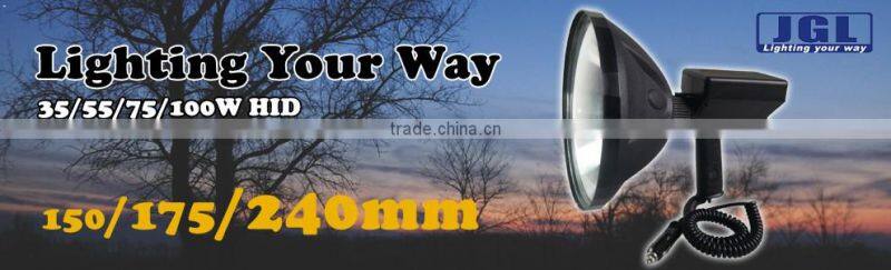 Top Sale! spot to flood in second JG-NFH240 super power portable 55W/75W/100W with color cover HID rescue equipment