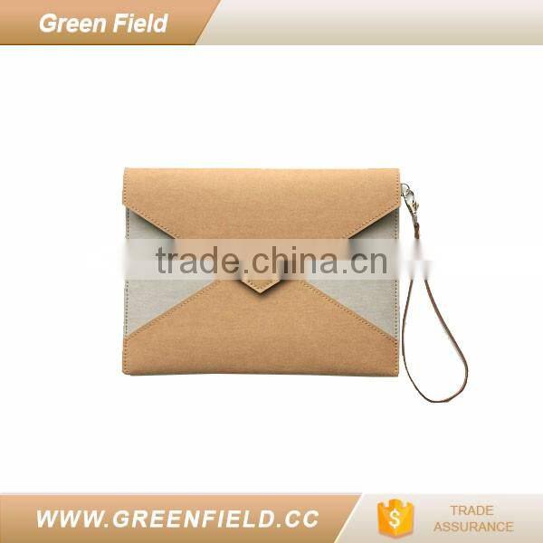 washable kraft paper bag clutch bag woman 2017