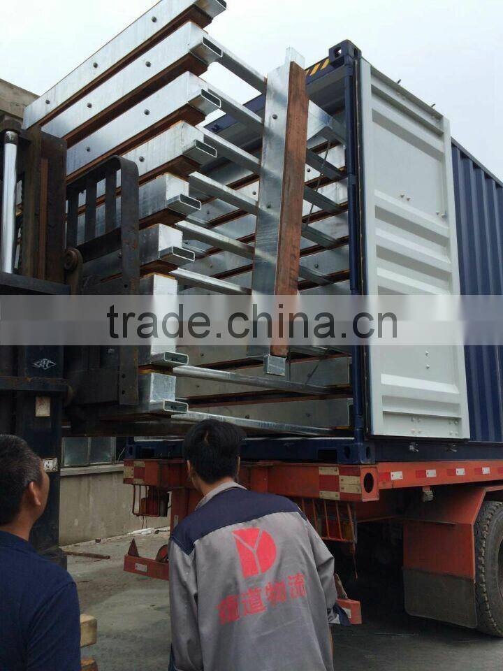 Steel transport Pallet billet with wood inside