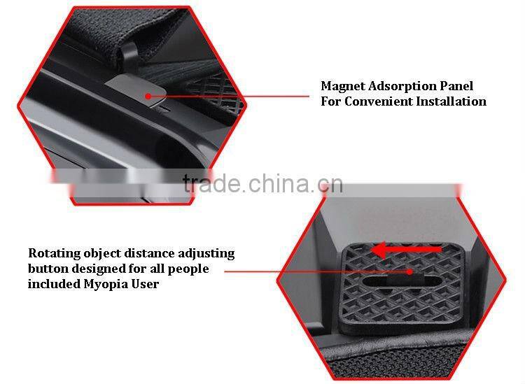 High quality cardboard vr viewe 3D VR Virtual Reality Headset 3D Glasses Adjust Cardboard VR BOX For any Smartphones IOS Android