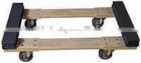 30"X18" hardwood Mover Dolly with carpet ends