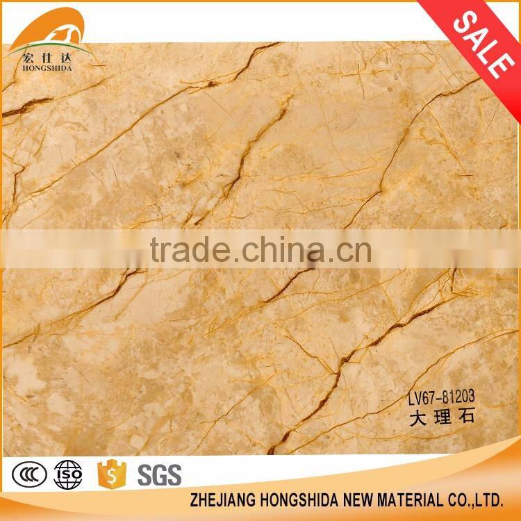 Zhejiang marble design pvc decorative film, pvc sheet laminate film