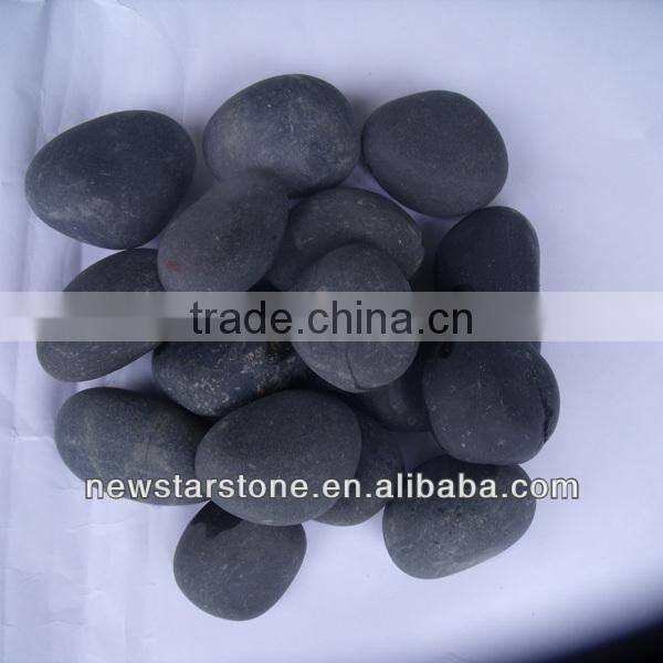 Floor mosaic pebble tile