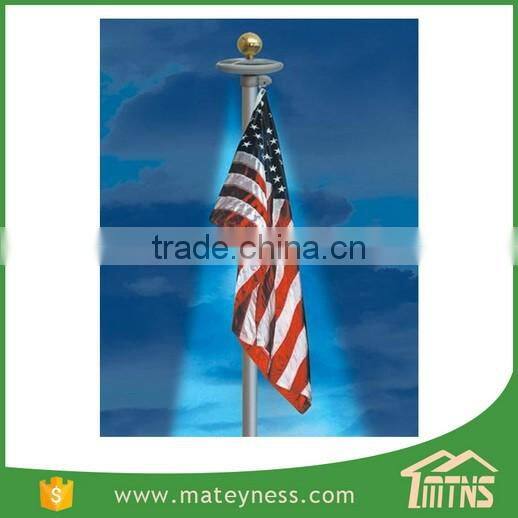 Weatherproof Flagpole Downlight 30 LED Solar Flag Pole Light