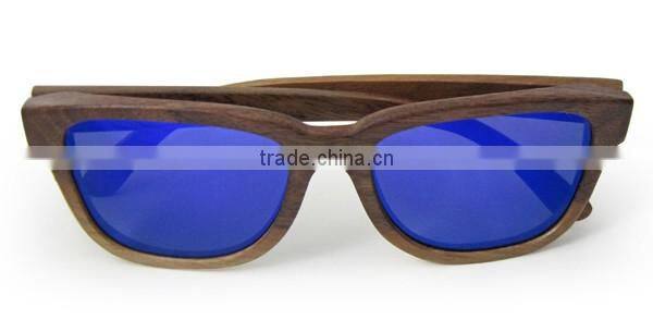 New fashionable wood sunglasses OEM China factory back grape wooden frame color sunglasses