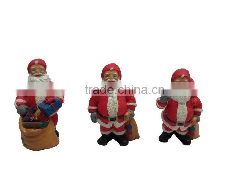2014 new handmade resin christmas santa gift for sale