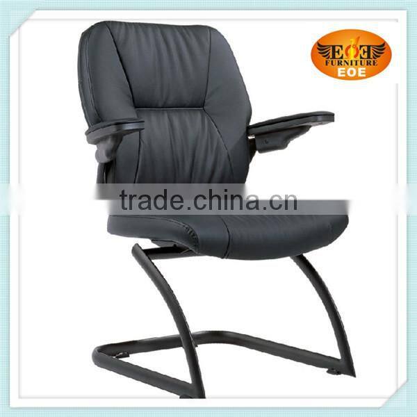 High back white swivel chair