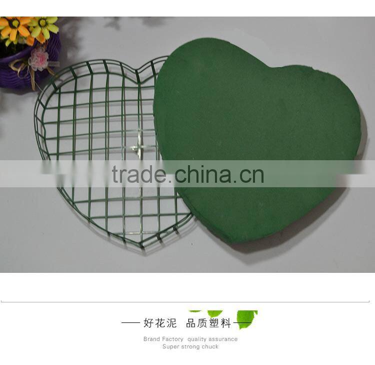 Heart shape floral foam, wet floral foam, florist foam