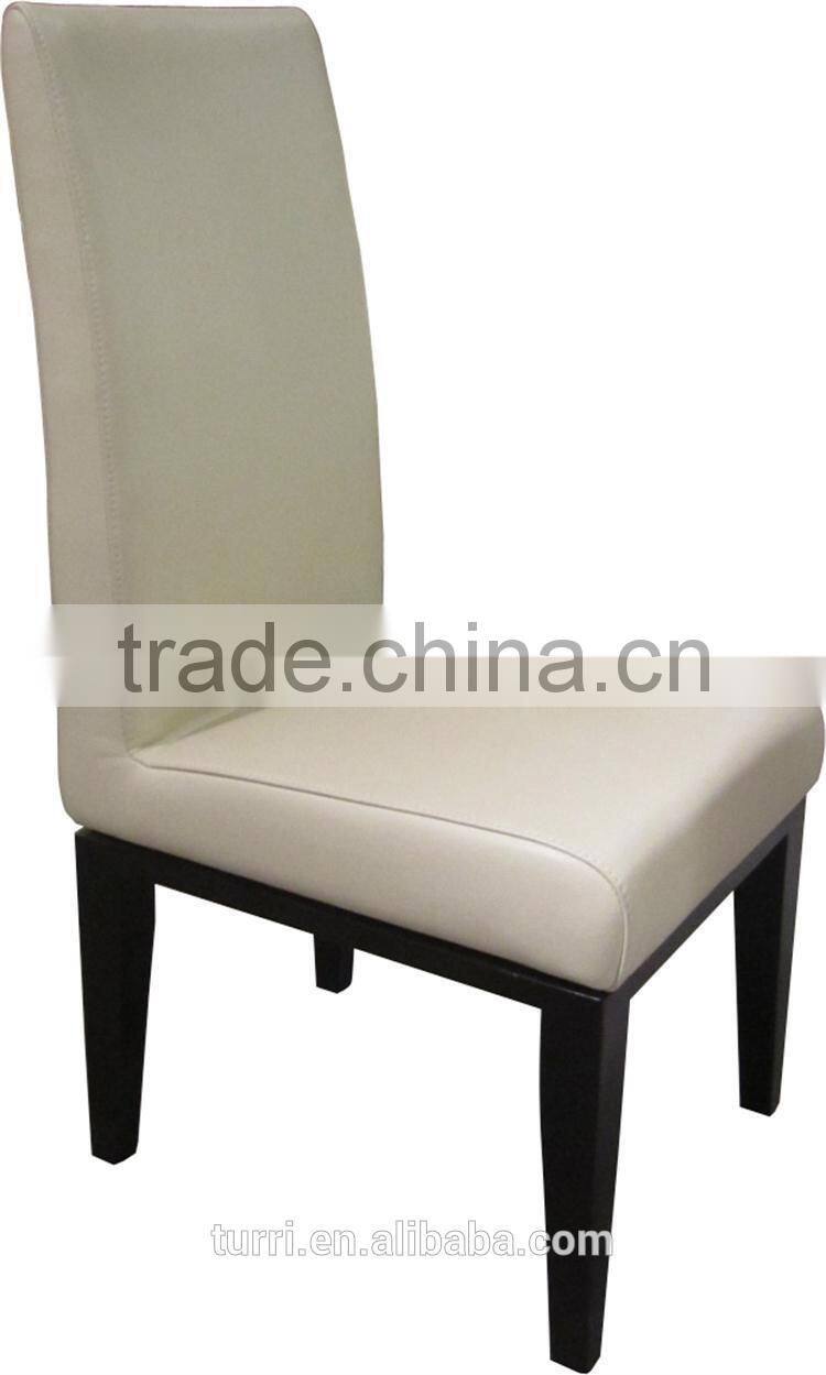 high quality dining wood chair with pu leather