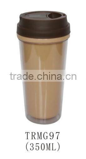 Portable 600ml BPA free plastic transparent sports bottle