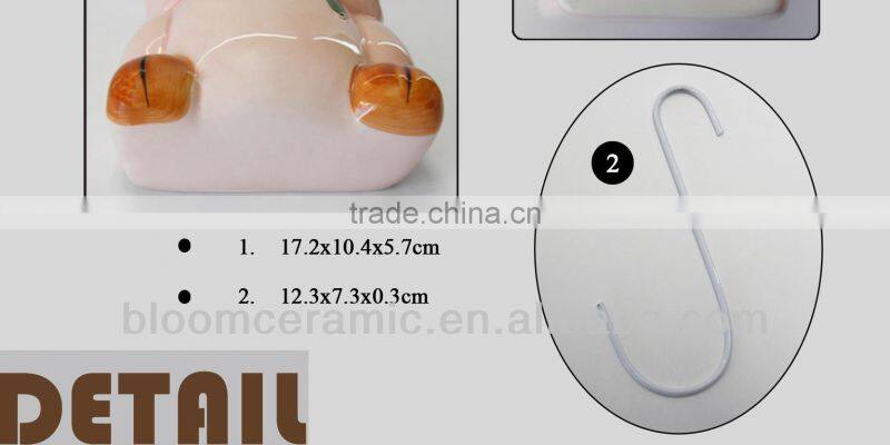 Ceramic mist humidifer with S hook