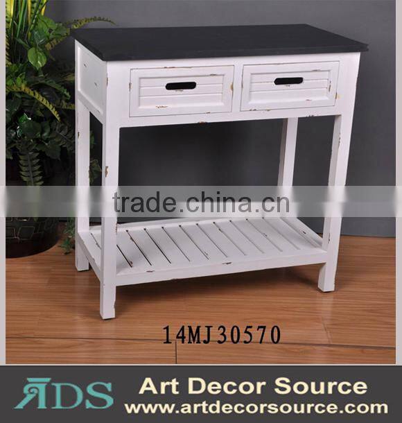 wood and metal furniture, colorful living room side cabinet