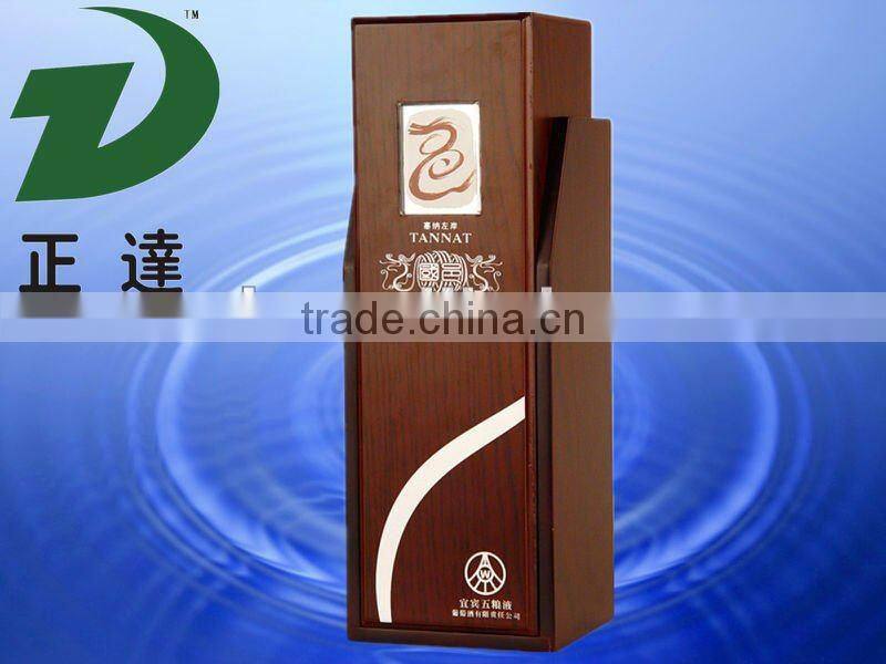 bark red Wine Box for 1 bottles