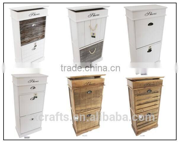 3-Tier 2-Door Shoe Storage Cabinet
