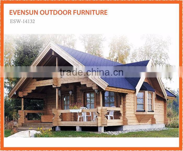 Wholesale price ESW-14132 Double storey wooden villa prefabricated residential houses
