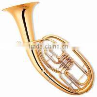 Bb key piston valve gold lacquer baritone