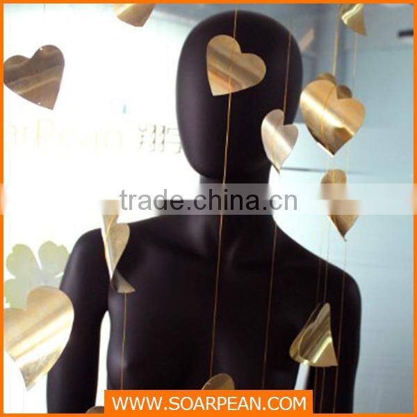 customized metal love heart for wall hanging