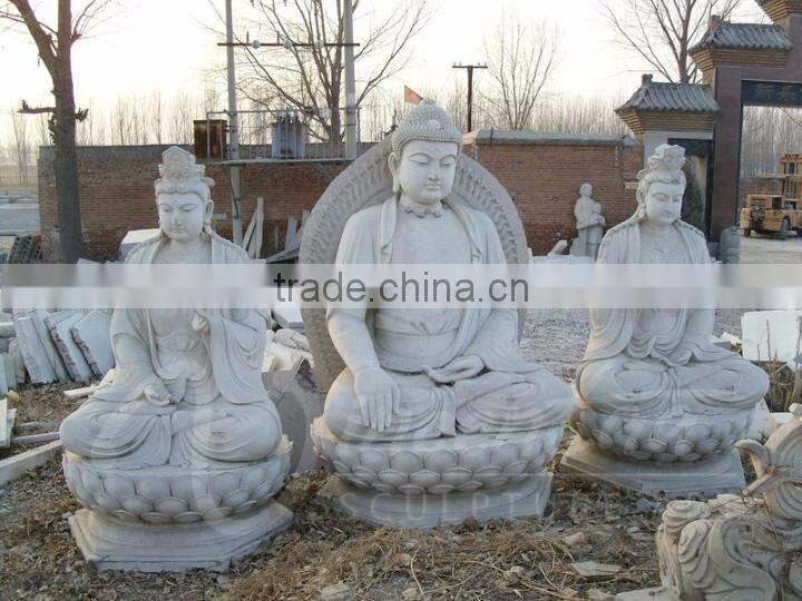 China supply fengshui sculpture marble buddha garden statue for outdoor decoration