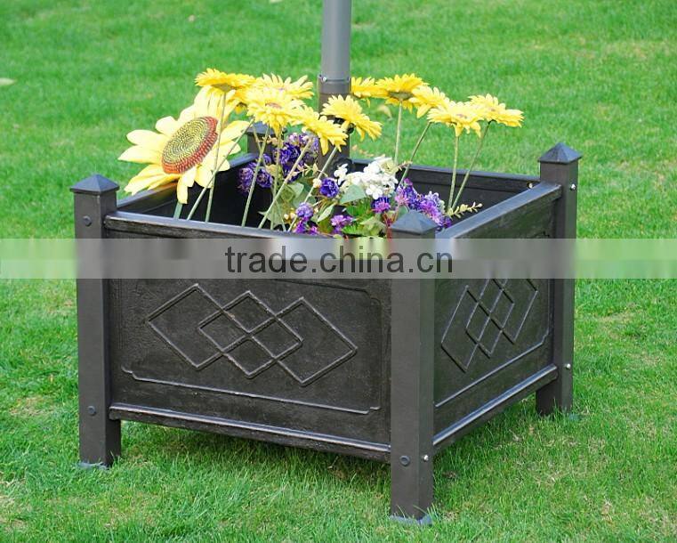 2013 NEW DESIGN RESIN SQUARE UMBRELLA BASE