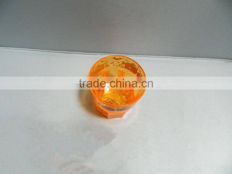 Hot sales new design plastic led flashing halloween decor with halloween mug