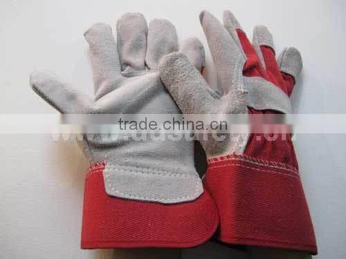 DDSAFETY Cow Split Gloves Best Suited For Tough Rugged Jobs