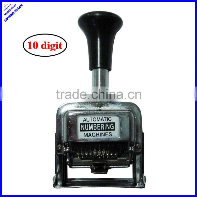 office self-ink automatic hand press numbering machine