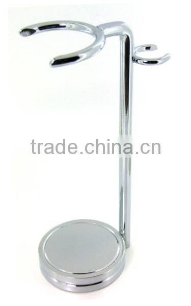 Chrome Shaving Brush Drip Stand