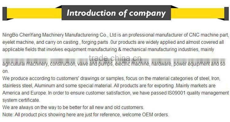 Precision lost wax investment customized steel casting