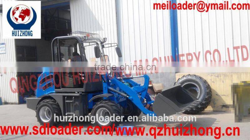 Shanghai Bauma fair popular HZM 908 articulated mini/small wheel loader for sale with Rops/fops