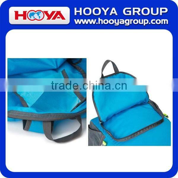 Big Capacity The Portable Zipper Soild Nylon Daily Travel Backpacks Shoulder Bags Folding Bag