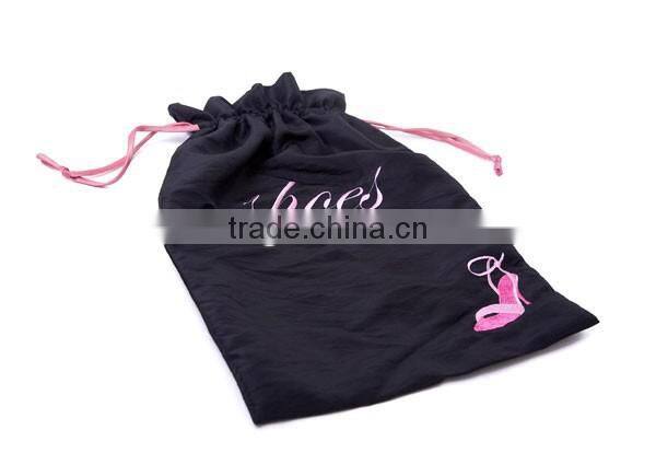 Embroidery Drawstring Dance Shoe Bag
