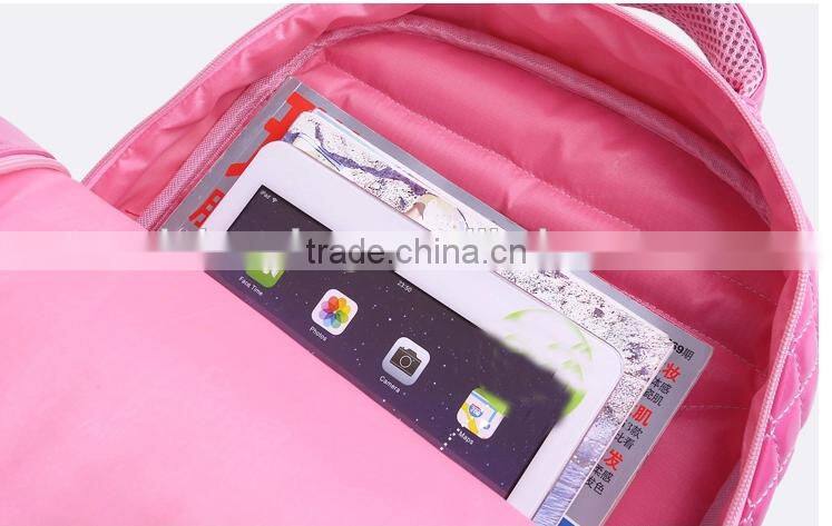 2015 Top quality detachable PU leather school trolley backpack for girls