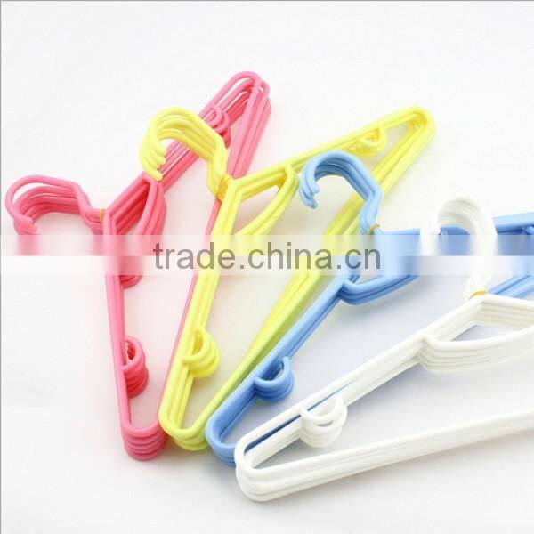 3~10pcs Fashion Plastic Pearl Bow Shirt Clothes Hangers Anti-Slip for Adult Top