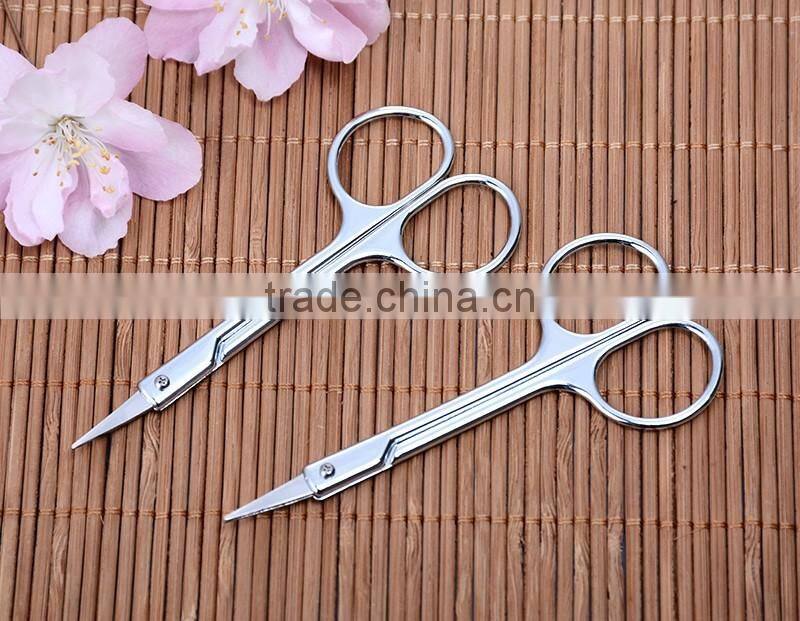 Small eyebrow scissors repair eyelash metal eyebrow scissors beauty scissors