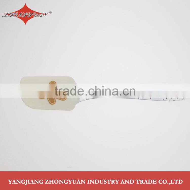 High quality mini size head silicone scraper with colorful plastic handle