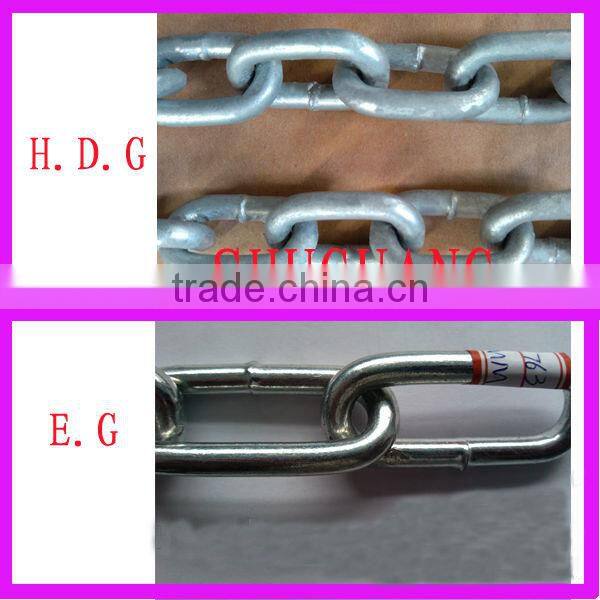 Welded Electric Galvanized Twisted Link Chain,Q235 Twisted Link Chain