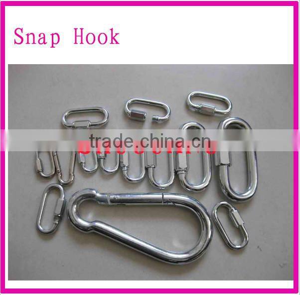 Electric Galvanized Metal Snap Hook With Screw
