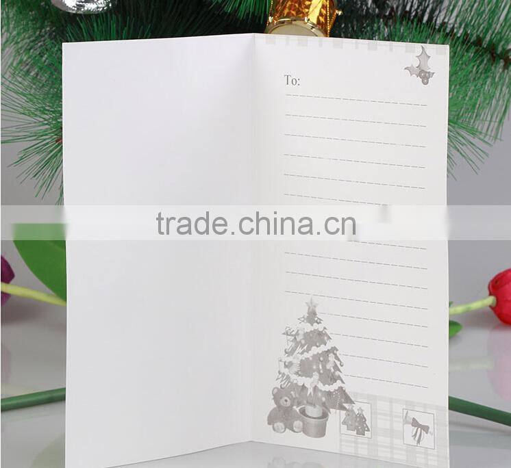 China Made Custom Christmas Greeting Crads Printing Handmade Paper Greeting Cards Designs