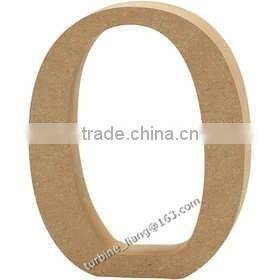 wooden MDF Letter "O", alphabet letter