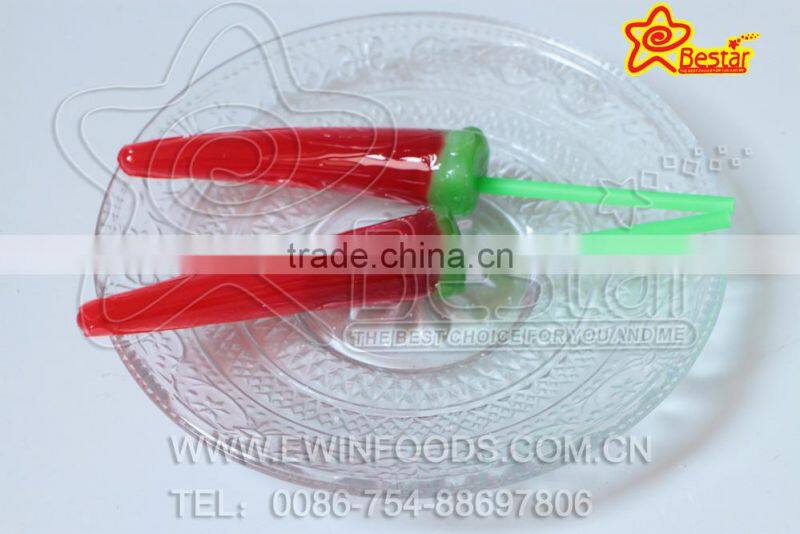 Fruity Flavor Pepper Shape Sweet Hard Lollipop