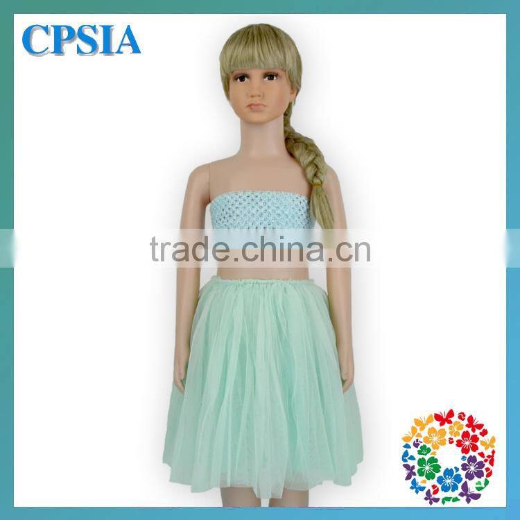 2015 New Arrival Beautiful Tutu Skirt For Wholesale 3 Layers Children Tulle Skirt