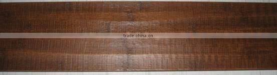 Teak Hand Scraped Horizontal Bamboo Flooring