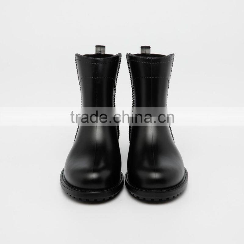 2017 summer autumn ankle matt new rubber rain boots hotsale for girls women