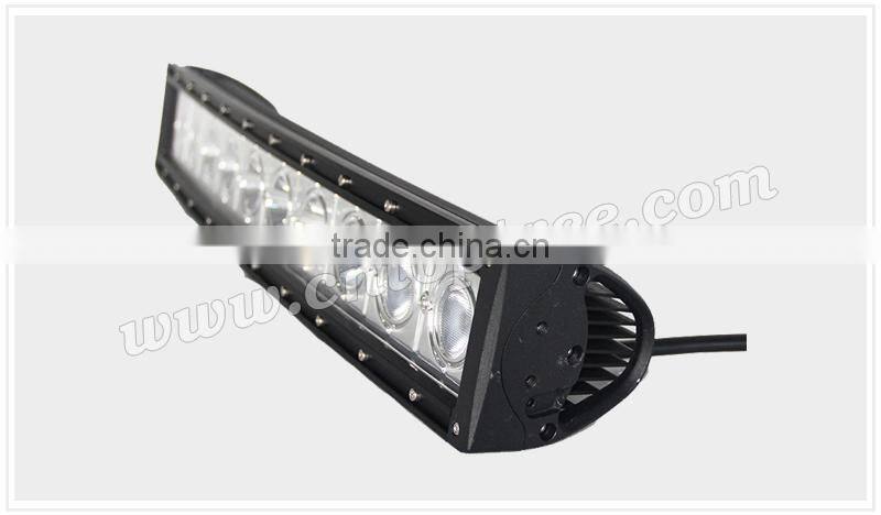 20''/30''/40''/50'' single row led light bar cree 5w offroad light bar, curved radius led light bar double row
