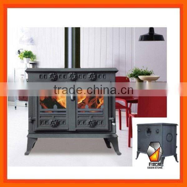 Wood Burning Stove Type Cast Iron Fireplaces