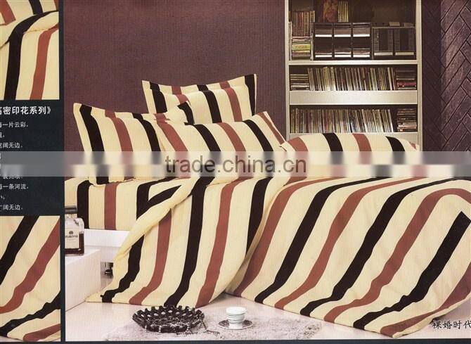 100%polyester digital printed Blue demon ji diamond velvet bedding set