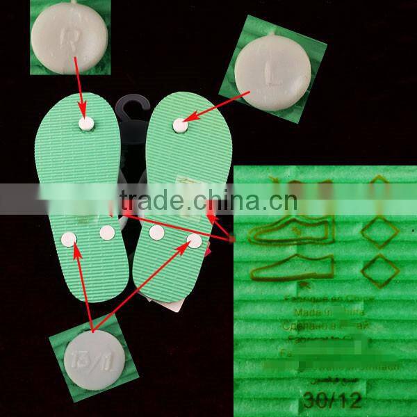 Stock Beach Swim PE Flip Flops Slippers For Women And Kids