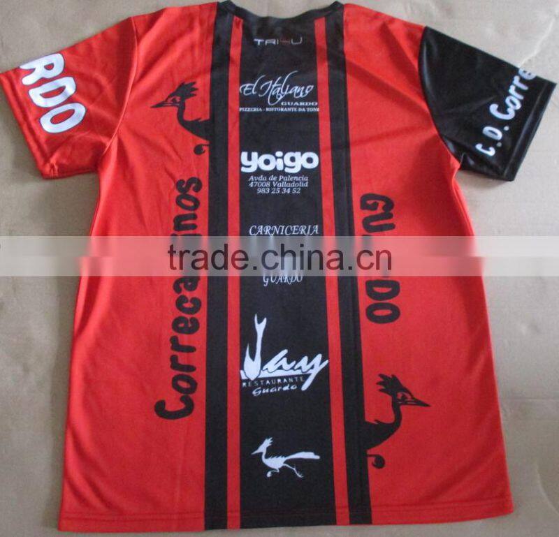 Custom Sublimation printing mens sports running t shirt