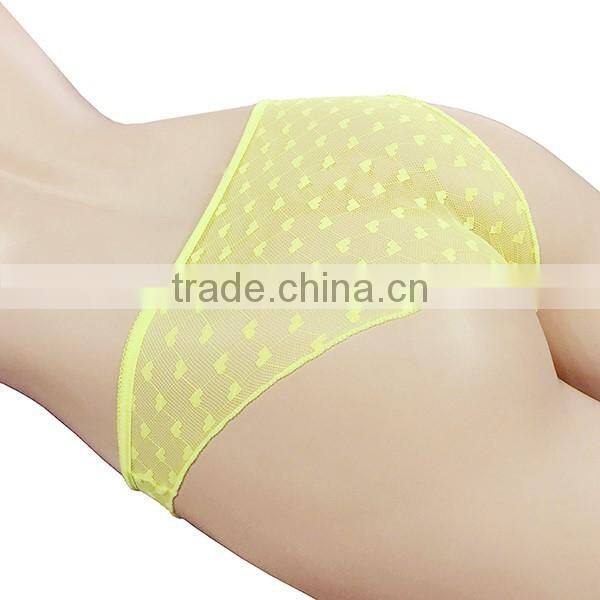 New Design 6 Nice Colors Sexy see through Women Panties M L Size